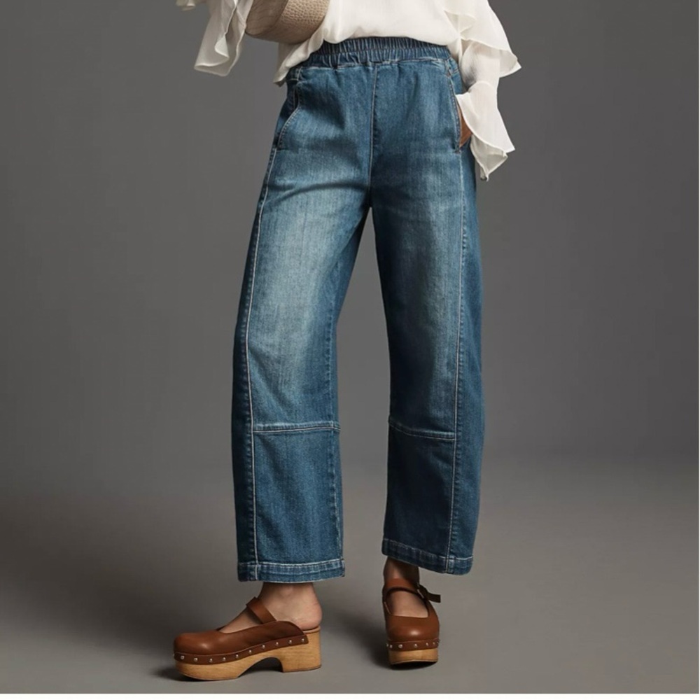 Pilcro - The Izzie Relaxed Pull-in Barrel Jeans